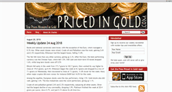Desktop Screenshot of pricedingold.com